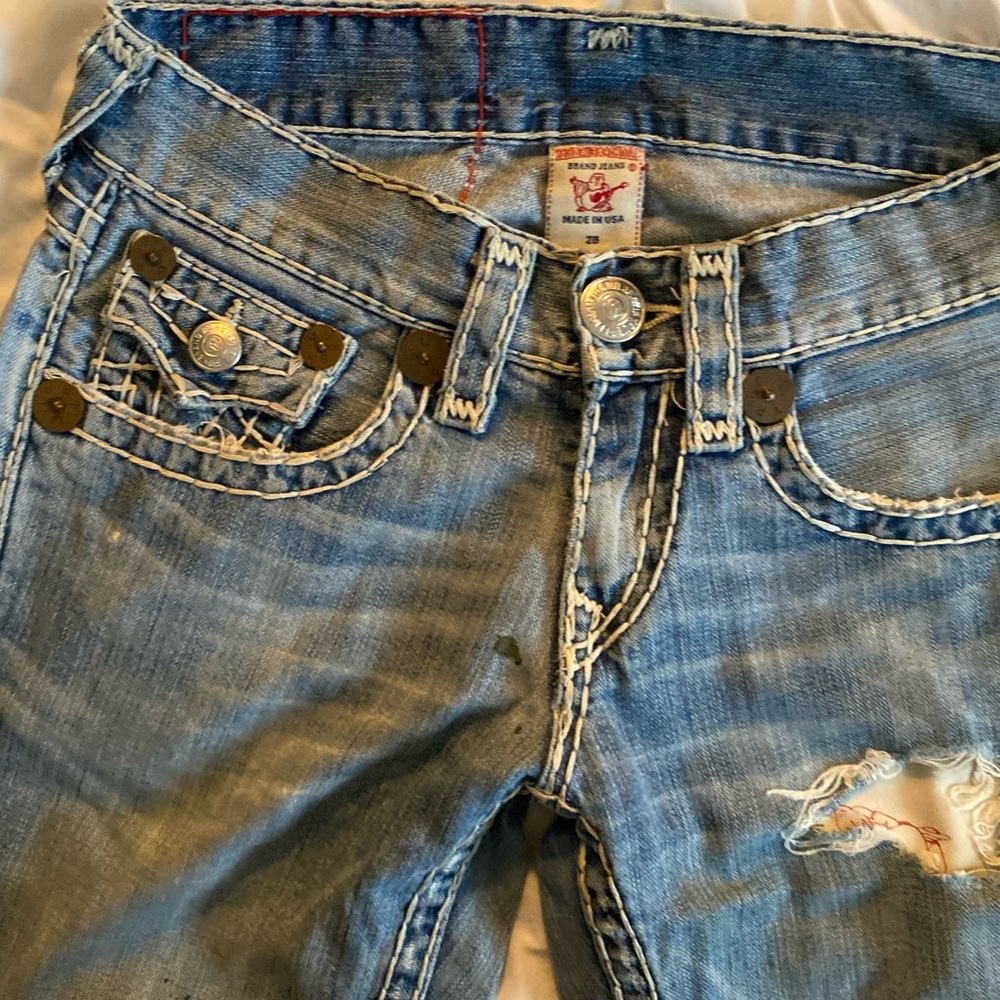 True Religion ‘Joey Super T’ Authenticated Men’s Denim Jeans